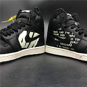 AIR JORDAN 1 x OFF-WHITE BLACK SATIN  - 6