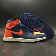 Air Jordan 1 Retro High Blue Void Turf Orange AH7389-408 - 5