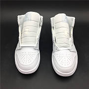 Nike Air Jordan 1 Mid Triple White 554724-109 - 4