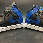 Air Jordan 1 Mid Royal Paint Splatter 554724-048 - 6
