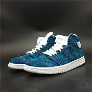 AIR JORDAN 1 MID GREEN SILK CLOTH AH7389-300 - 2