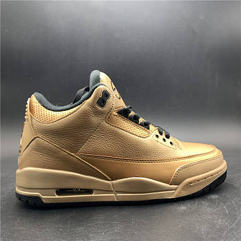 Drake Ovo x Air Jordan 3 Gold Black 6IX 