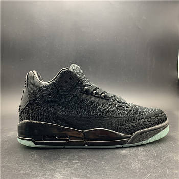 Jordan 3 Retro Flyknit Black