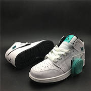 Air Jordan 1 Mid White Green Mint  554725-122 - 2