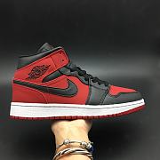 Air Jordan 1 Mid 'Banned' 554724 610 - 4
