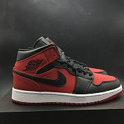 Air Jordan 1 Mid 'Banned' 554724 610 - 2