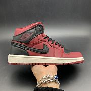 Jordan 1 Retro Mid Team Red Black - 2