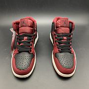 Jordan 1 Retro Mid Team Red Black - 3