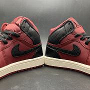Jordan 1 Retro Mid Team Red Black - 5