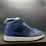 Air Jordan 1 Mid Obsidian Game Royal 554724-412 - 4