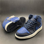 Air Jordan 1 Mid Obsidian Game Royal 554724-412 - 5