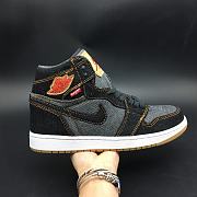 Levi’s x Air Jordan 1  Retro NRG Denim-Sail-Game Red AO2571-401 - 2