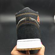 Levi’s x Air Jordan 1  Retro NRG Denim-Sail-Game Red AO2571-401 - 4