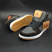 Levi’s x Air Jordan 1  Retro NRG Denim-Sail-Game Red AO2571-401 - 5