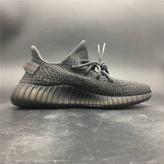 Adidas Yeezy Boost 350 V2 Static Black (Reflective) FU9007 - 1