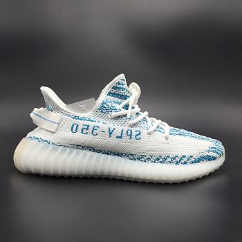 Adidas Yeezy Boost 350 V2 “Blue Zebra” White Teal Blue 