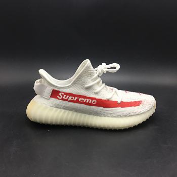 Adidas Yeezy 350 Boost V2 x Supreme x Louis Vuitton Cream White