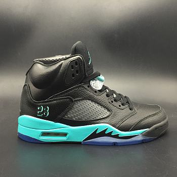 Air Jordan 5 Black Hyper Jade