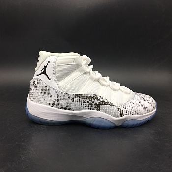 AIR JORDAN 11 WHITE SNAKE CONCORD