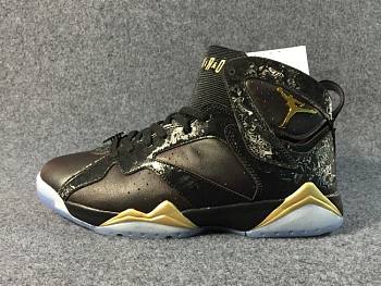 Jordan 7 Retro Doernbecher Black Gold 