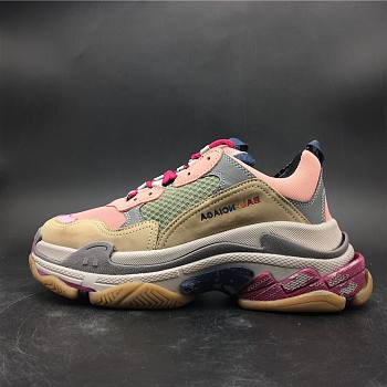 Balenciaga Triple S Pink Wolf Grey-Red