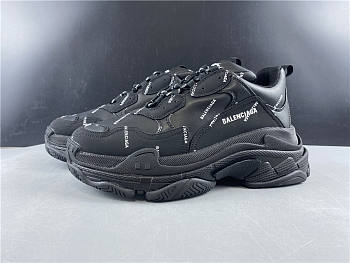Balenciaga Triple S Black Letter 