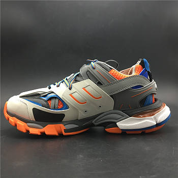 Balenciaga Track Trainers Orange Blue