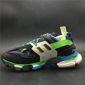 Balenciaga Track Trainers Green White Blue 