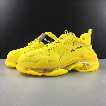Balenciaga Triple S Clear Sole Yellow 