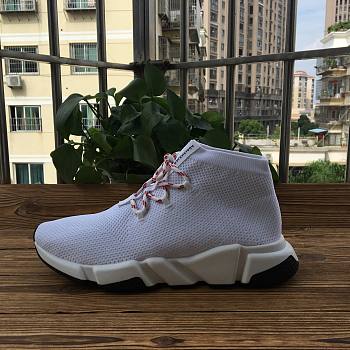Balenciaga Speed Lace Up White Red  