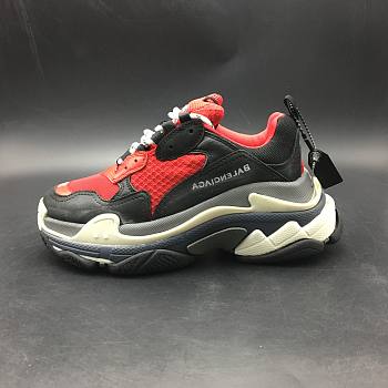 Balenciaga Triple S Red Black 