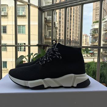 Balenciaga Speed Trainer Lace Up Black