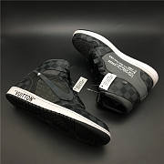 Air Jordan 1 x OFF-WHITE x Luis Vuitton Grey Black - 3