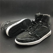 Air Jordan 1 x OFF-WHITE x Luis Vuitton Grey Black - 5