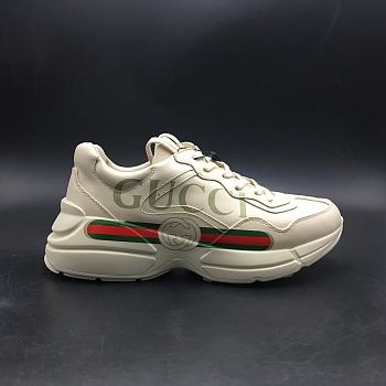Gucci Rhyton Vintage Trainer Ivory Logo