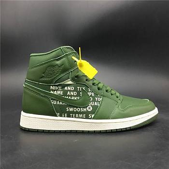 AIR JORDAN 1 HIGH OG OLIVE CANVAS