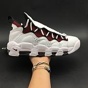 nike air more money white black team red