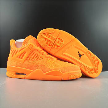 Jordan 4 Retro Flyknit Orange 
