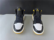 Air Jordan 1 Mid Laser Yellow Black  CV5276-107 - 4