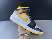 Air Jordan 1 Mid Laser Yellow Black  CV5276-107 - 2