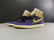 Air Jordan 1 Retro High OG Purple Gold - 3