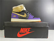 Air Jordan 1 Retro High OG Purple Gold - 5