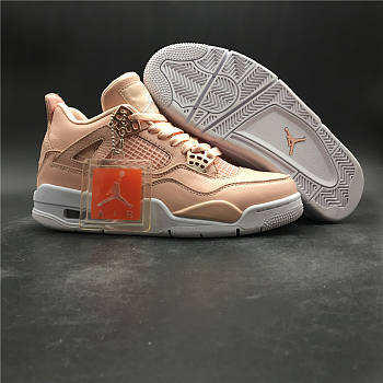 Air Jordan 4 Retro White Rose Gold 