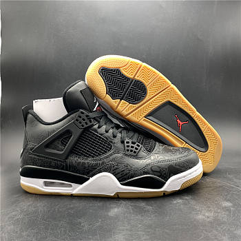 Jordan 4 Retro Laser Black Gum 