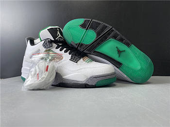 Air Jordan 4 Retro Lucid Green Rasta 