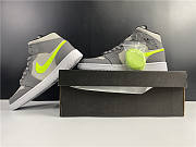 Air Jordan 1 Mid Gunsmoke Volt 554724-072 - 2