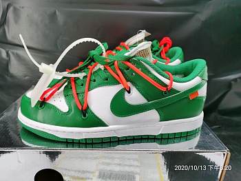 OFF-WHITE x NIKE DUNK LOW  PINE GREEN