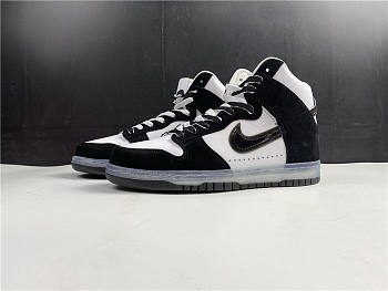 Nike Dunk High Slam Jam White Black 