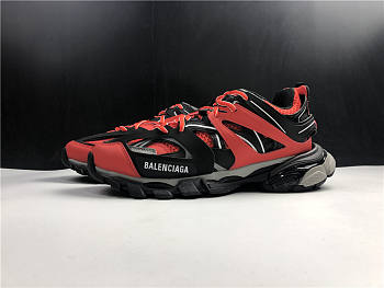 Balenciaga Track Trainers Red Black 