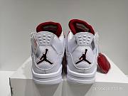 Air Jordan 4 Metallic Pack White Red CT8527-112  - 5